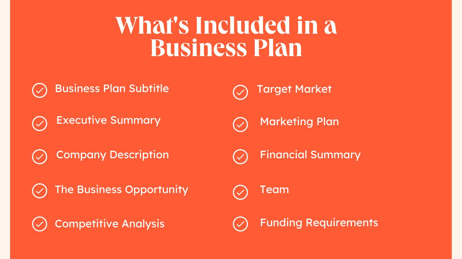a business plan usually has two functions. what are they